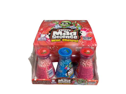 Kids Mania - Fruity Mad Science Mini Chews 12ct 960g