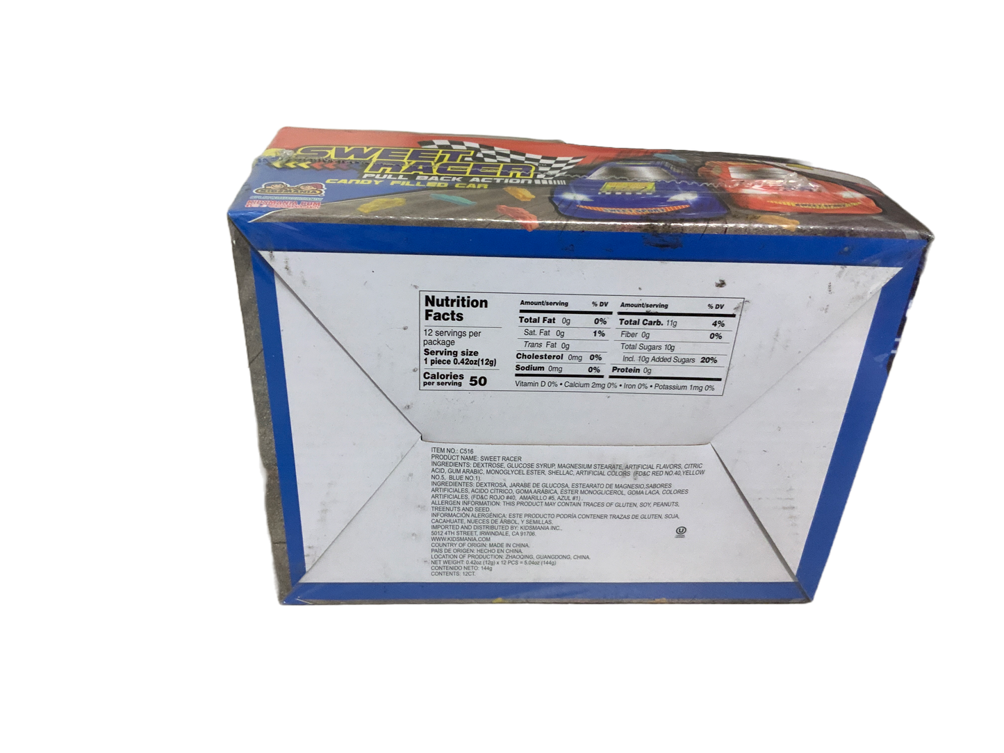 Kids Mania - Sweet Racer 12ct 144g