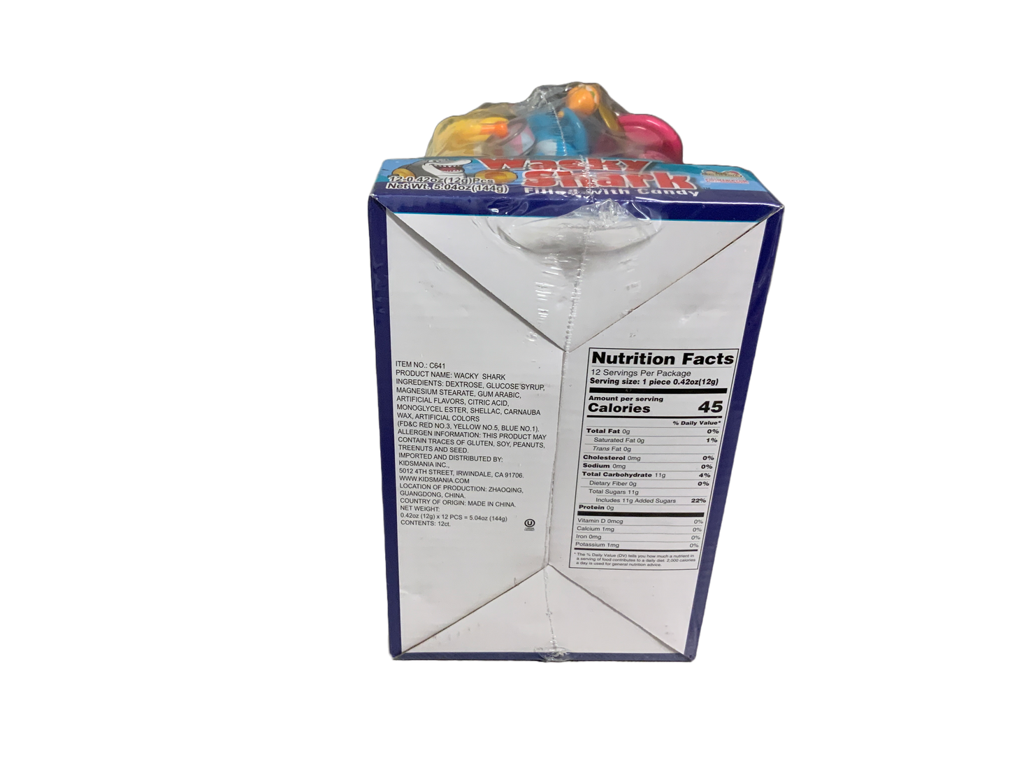 Kids Mania - Wacky Shark 12ct 144g
