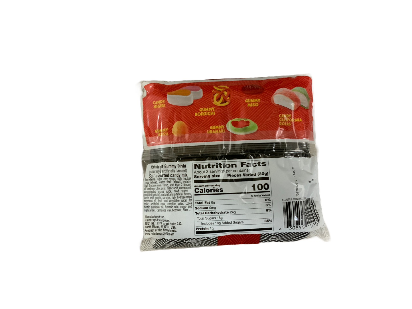 Raindrops - Gummy Sushi 1ct 85g
