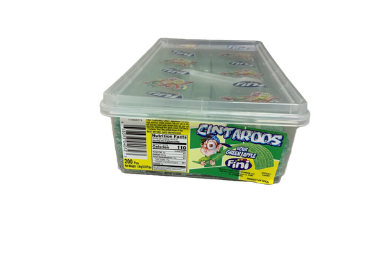 Fini - Cintaroos Sour Green Apple 200pc 3.527Lbs