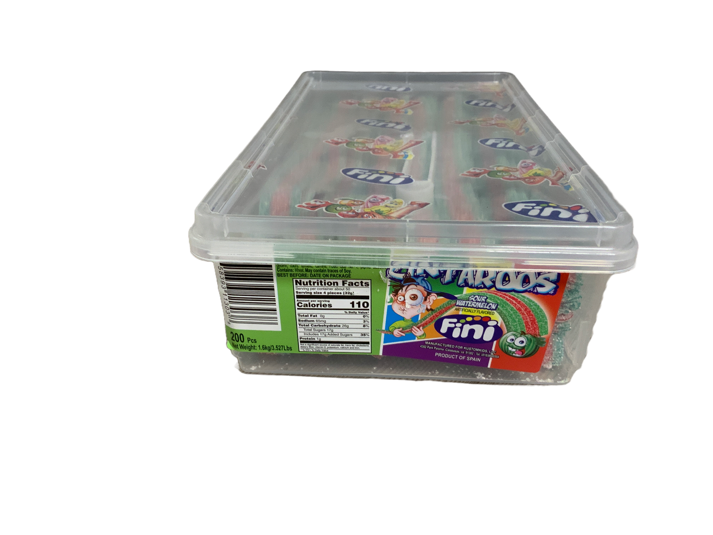 Fini - Sour Watermelon 200pc 3.527Lbs