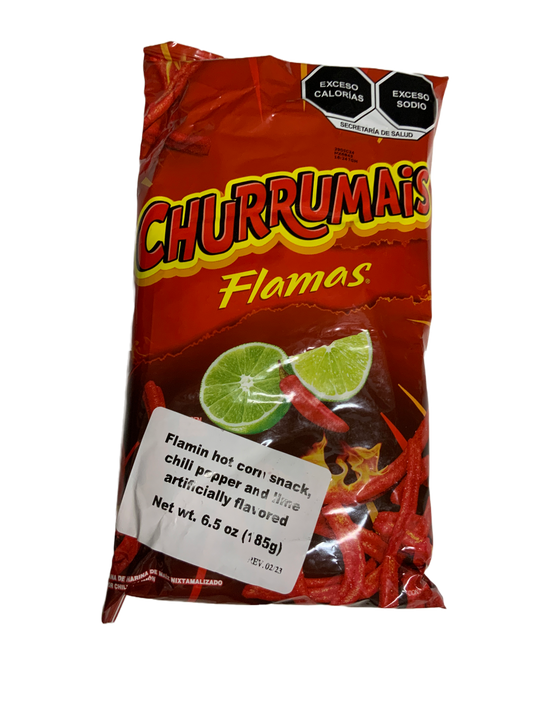 Sabritas Mexican - Churrumais Flamas 6.5 oz