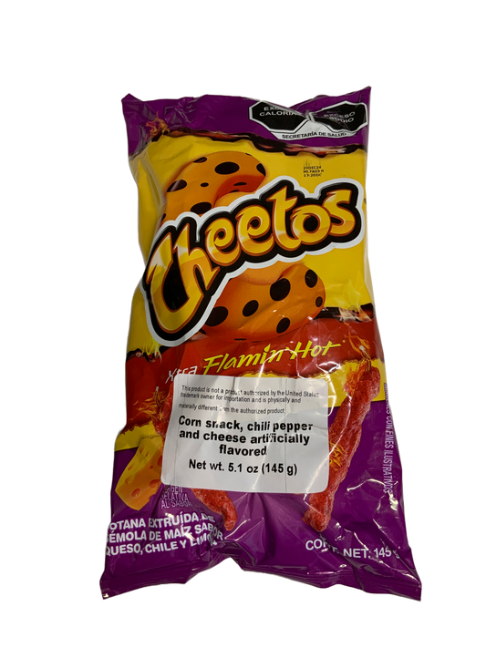 Sabritas Mexican - Cheetos Xtra Flamin Hot 5.1 oz