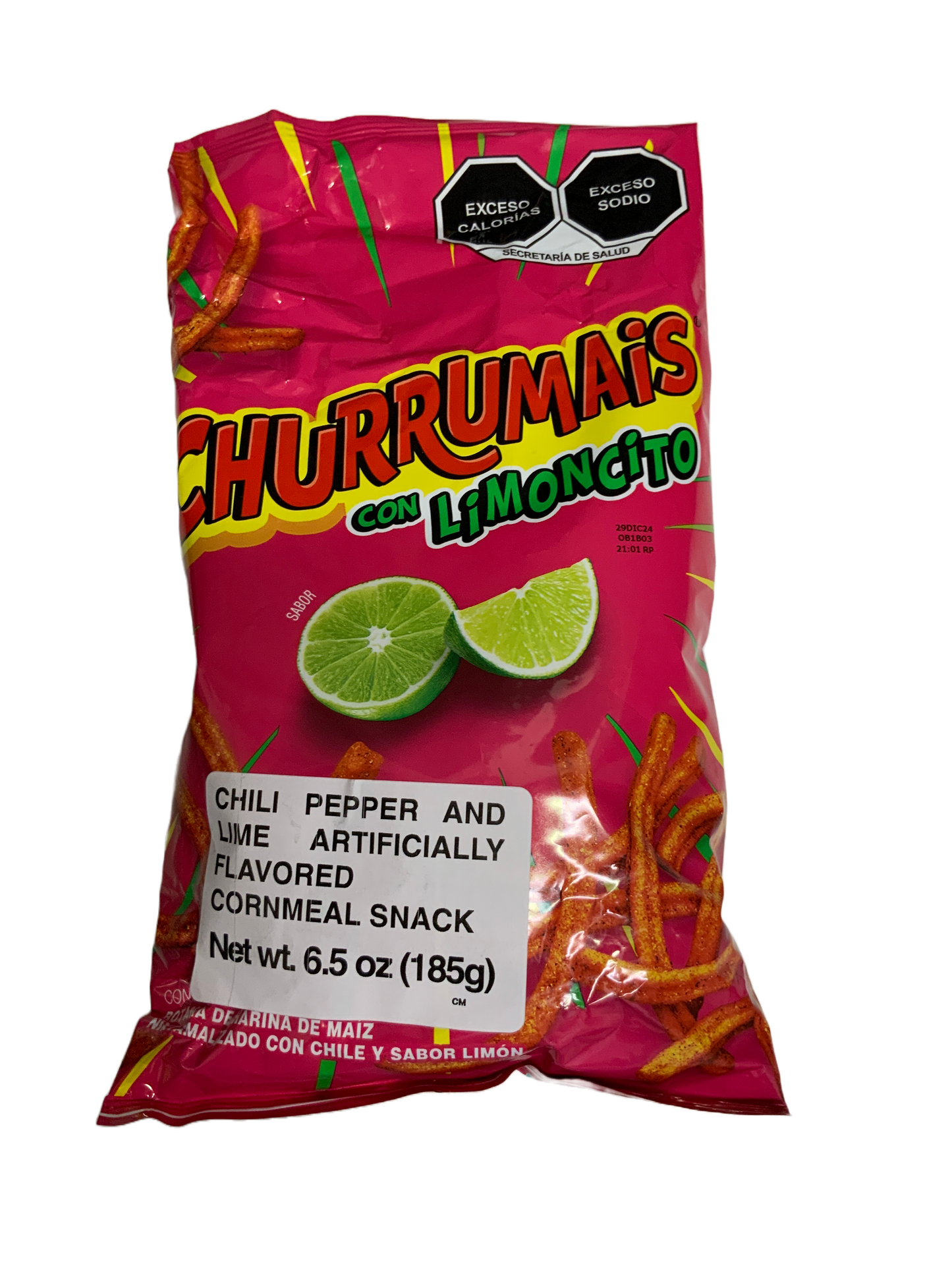 Sabritias Mexican - Churrumais Con Limoncito 6.5 oz