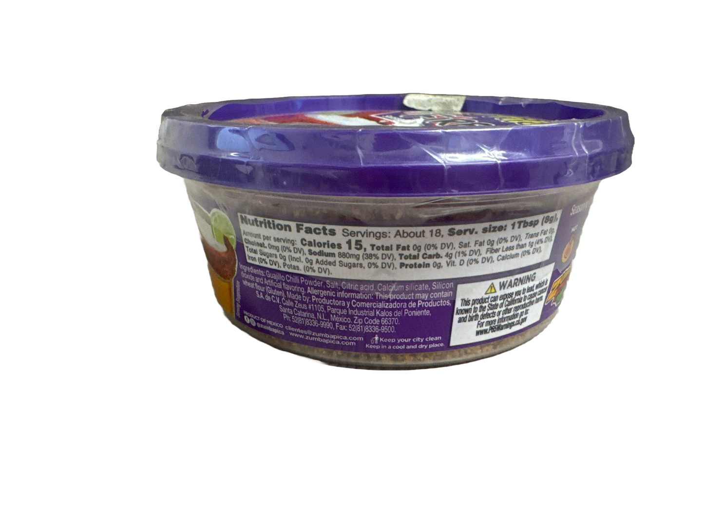 Zumba Pica Forritos Fire: 145g