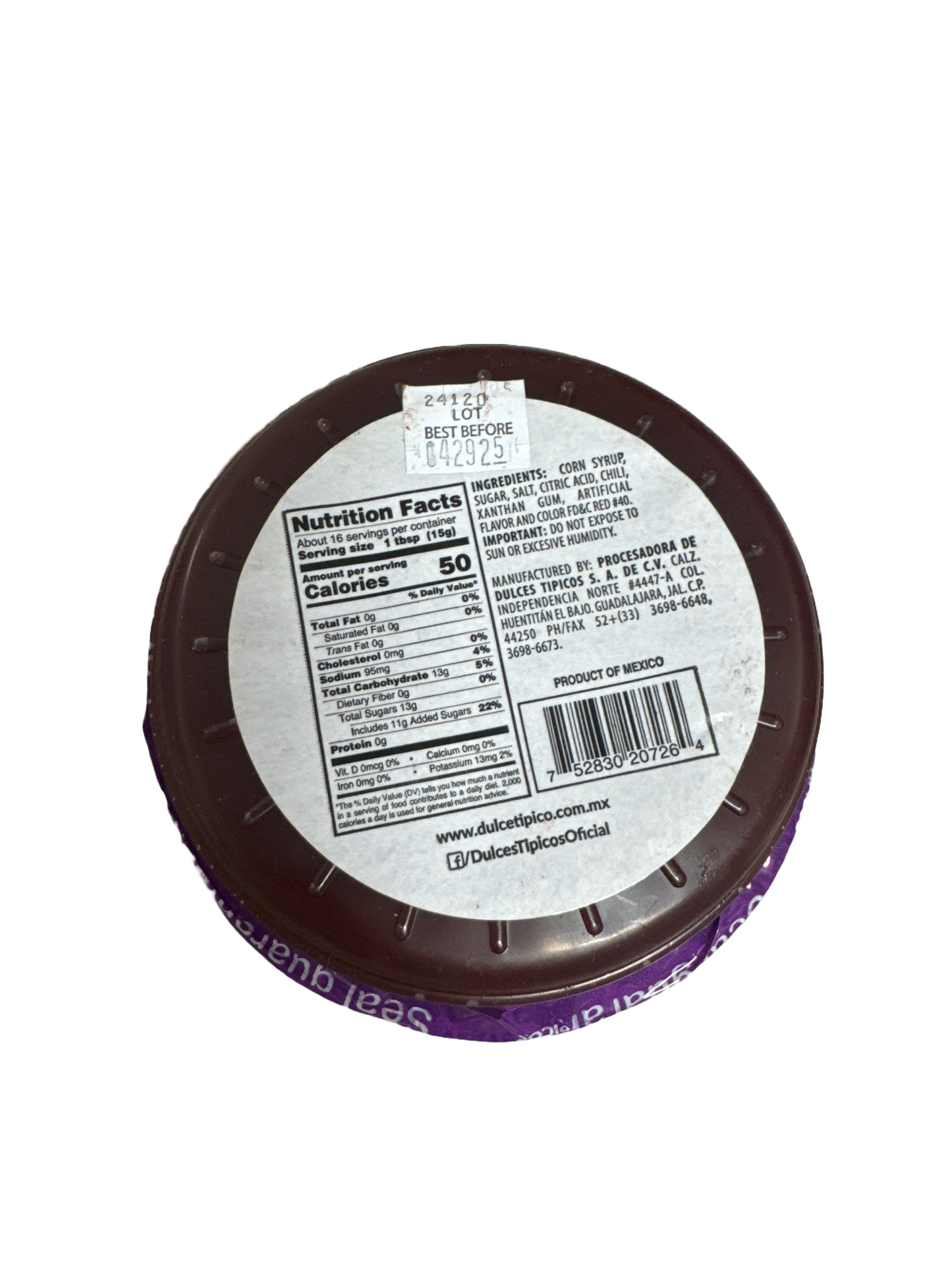 Dulces Típicos Escarchaditos Chamoy: 250g