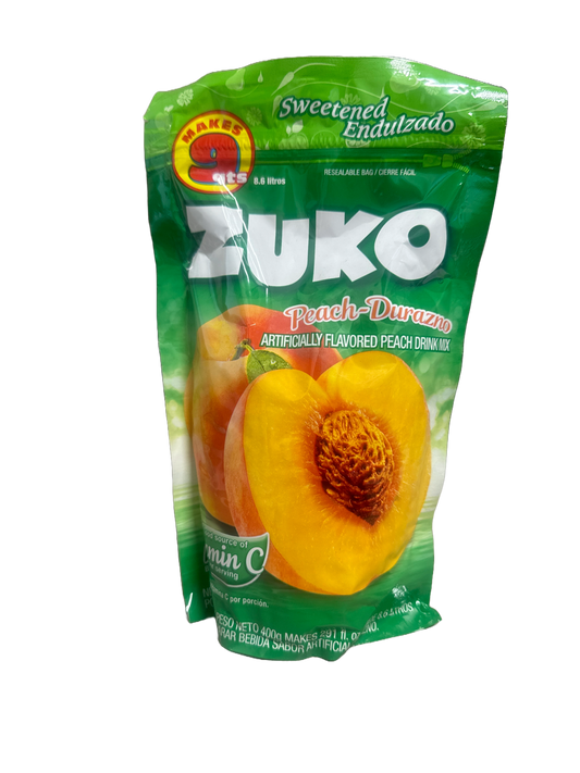 Zuko Peach-Durazno: 400g
